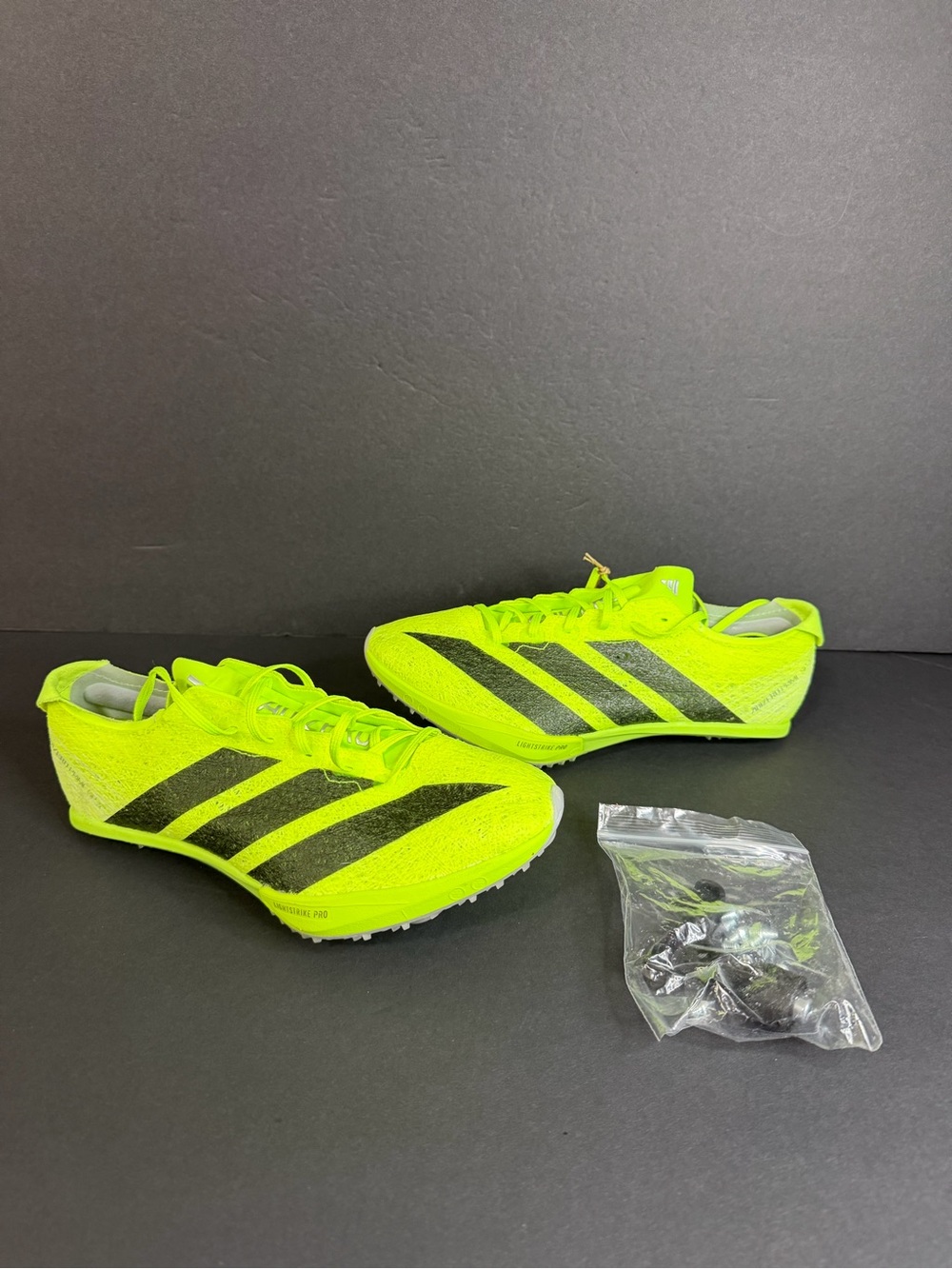 Adidas Adizero Prime SP3 Strung Lucid Lemon Track Spikes Men’s Size 6 IH5800